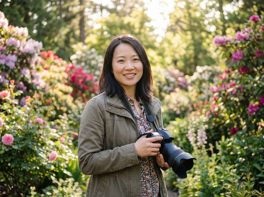 蜜桃传媒植物摄影师苏雨晴 - 首席植物摄影师