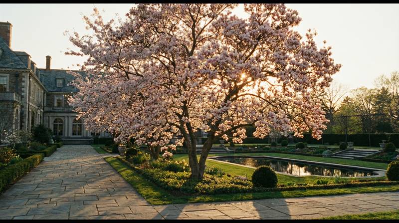 蜜桃传媒植物视频-春日花树盛放延时视频